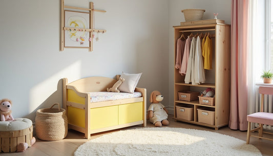 Armarios y baúles: soluciones de orden que realmente funcionan en habitaciones infantiles