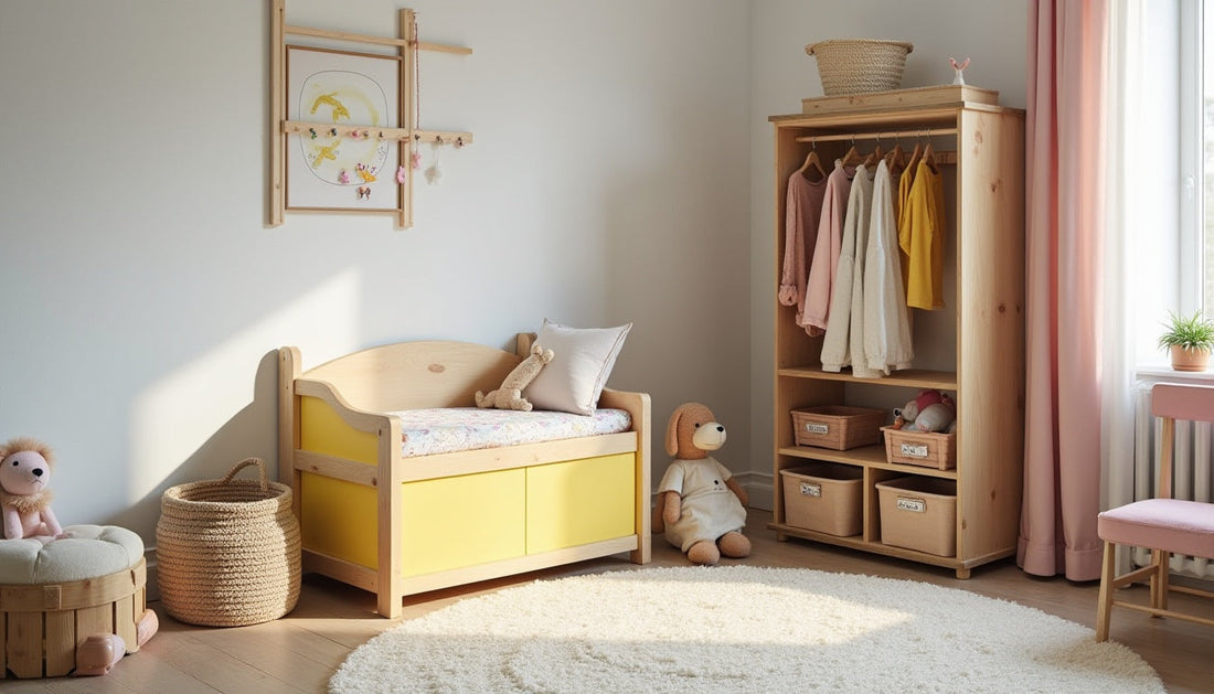 Armarios y baúles: soluciones de orden que realmente funcionan en habitaciones infantiles